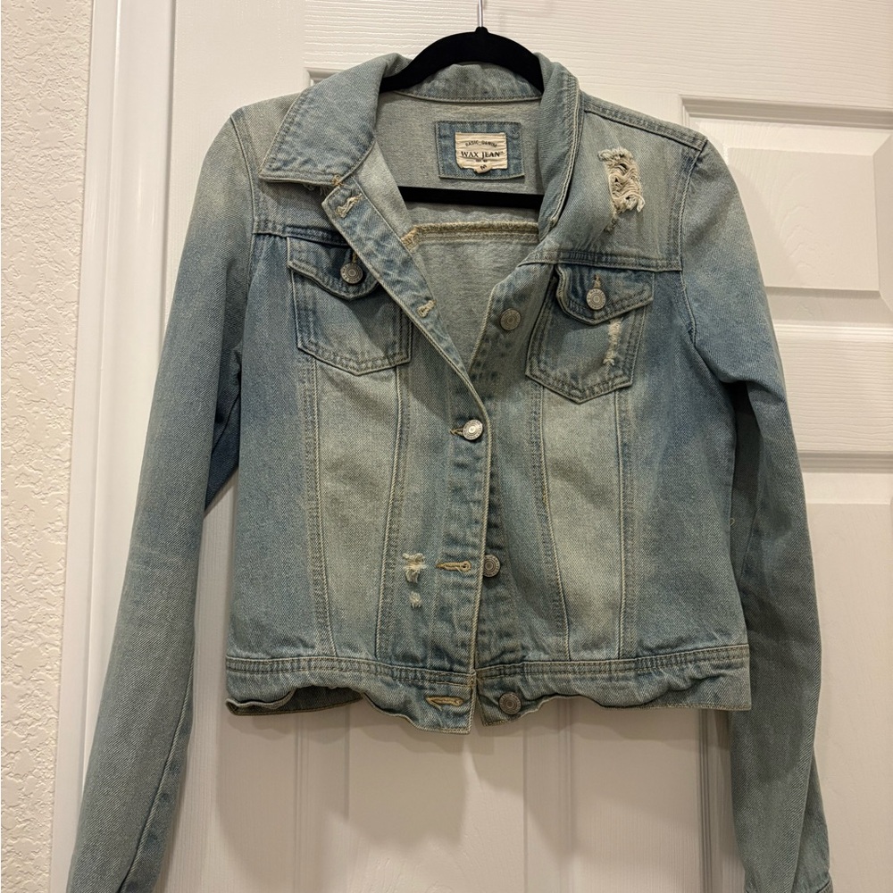 American Eagle Outfitters Light Blue Jean Jacket